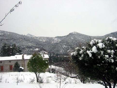 8 mars 2010 neige à Roquedur