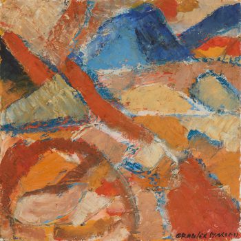 Marc Granier 33 – 30 x 30 cm – Peinture à l&rsquo;huile