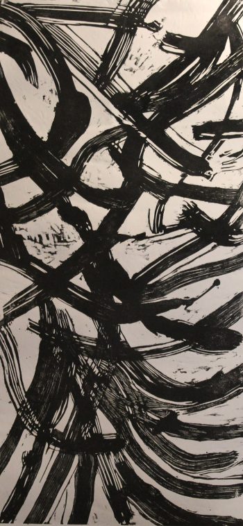 120x60cm / gravure sur bois