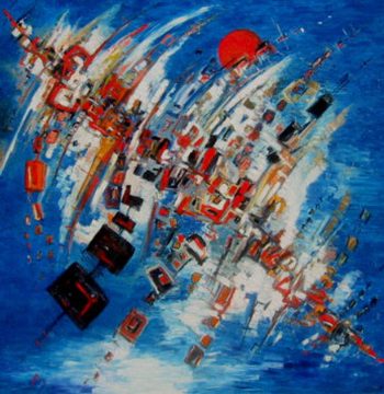 200x200cm / huile sur toile (vendu)