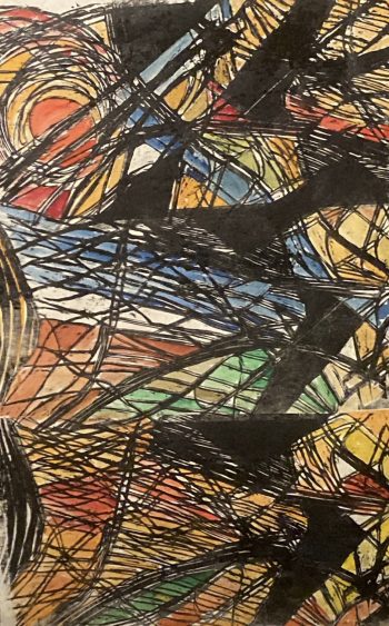 130x80cm / gravure sur bois