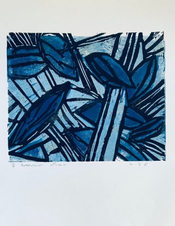 30x30cm / linogravure trois passges