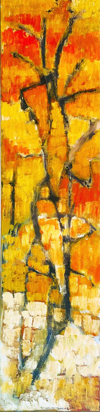 peintujre à l’huile 1,60x 26cm